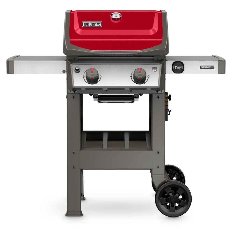 Healthy Weber Spirit II E-210 Propane Gas Grill, Red