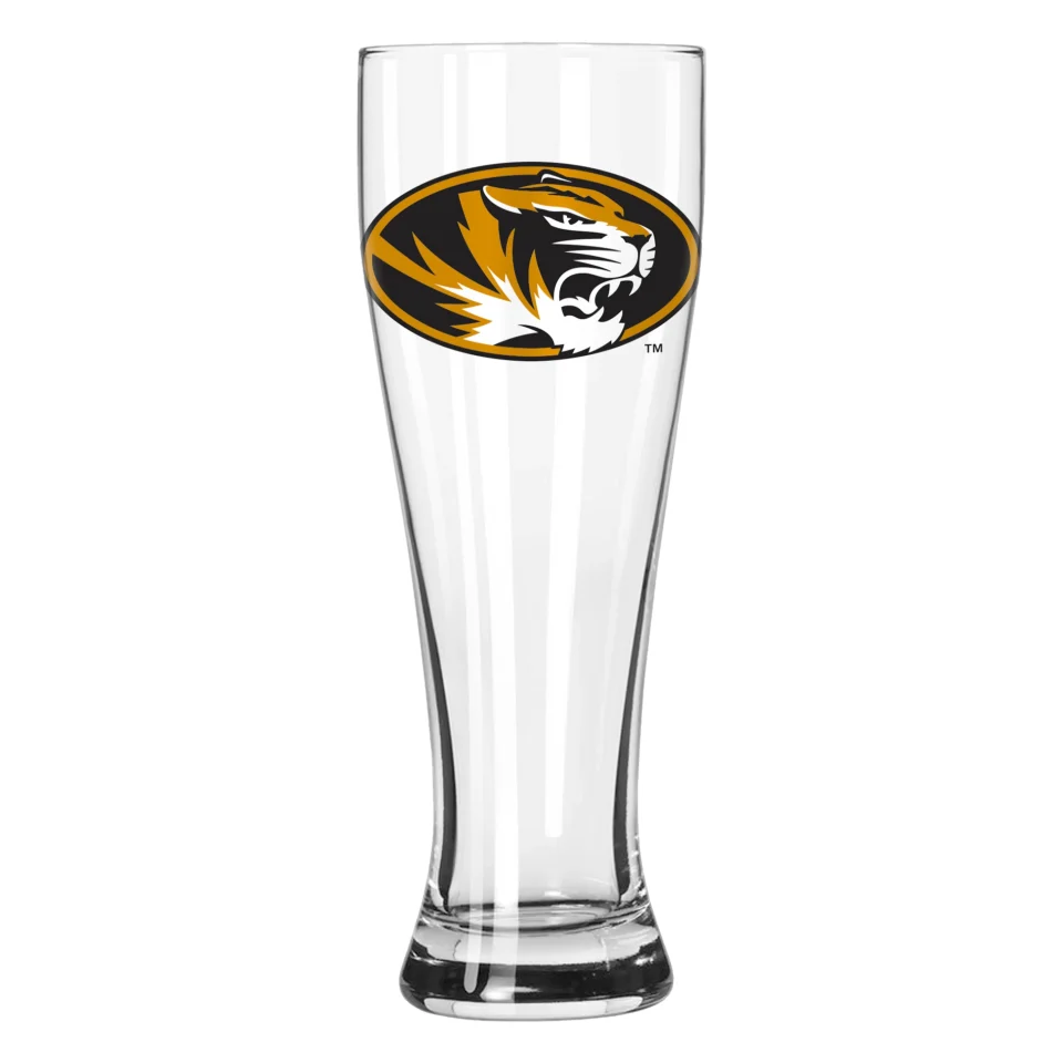 Select Lightweight Boelter Brands - NCAA University of Missouri Tigers 23-ounce Grand Pilsner with Full Color Team Logo
