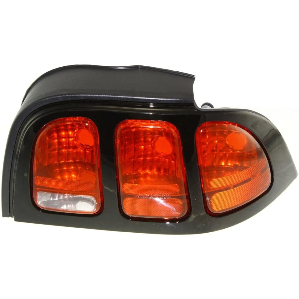 Lightweight Gift-Ready Halogen Tail Light For 1996-1998 Ford Mustang Right Clear & Red Lens