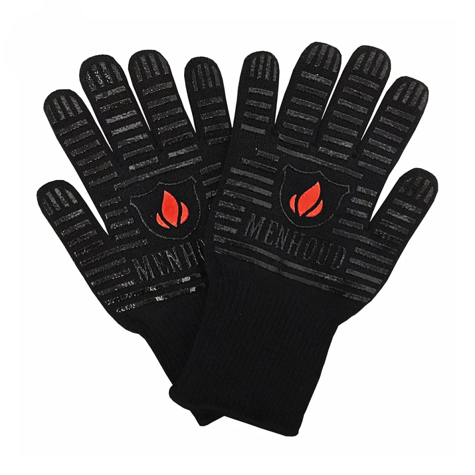 Clear Guichaokj 1 Pair Insulated Silicone BBQ Gloves Waterproof/Oil Heat Resistant Gloves Cooking Gloves Supplies Great for Barbecue Grilling