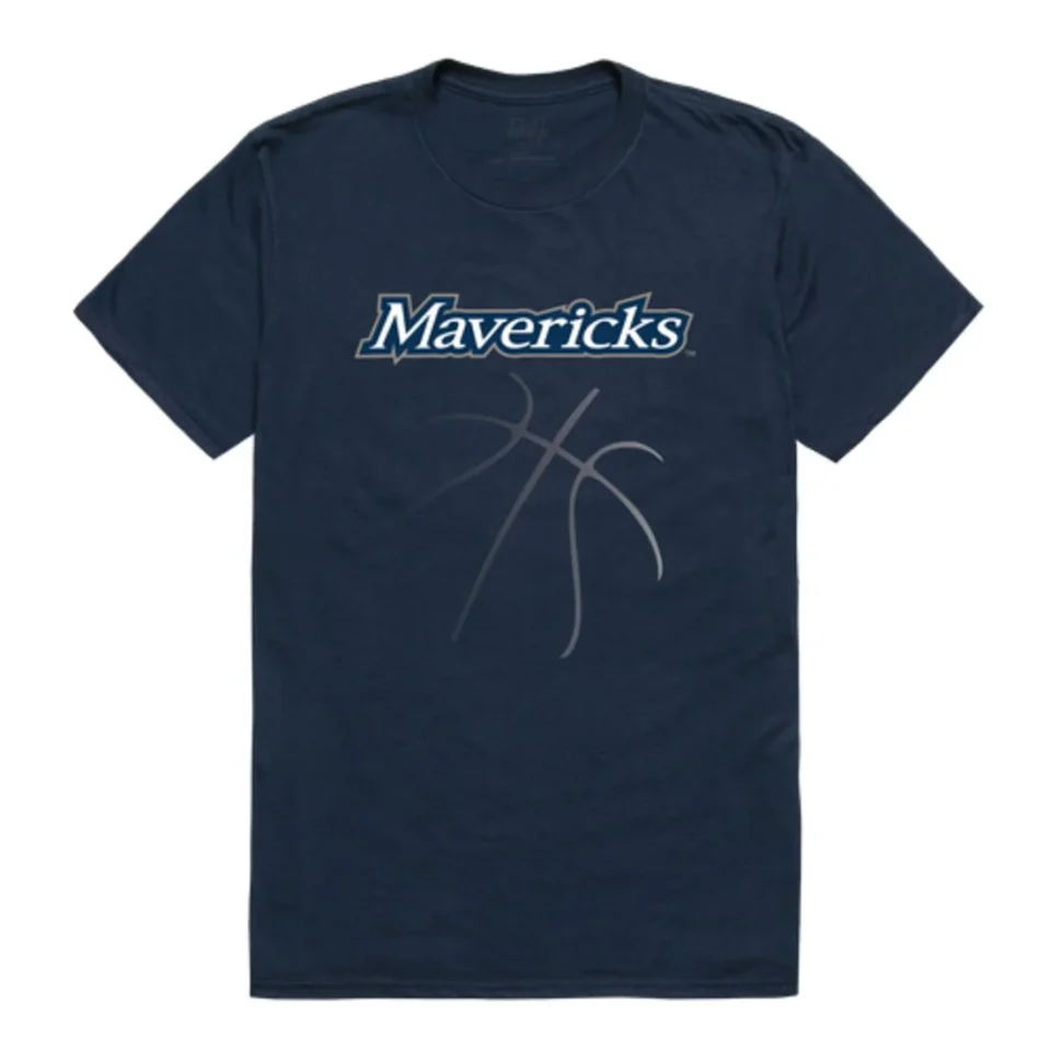 Cast Iron Dining Mercy College Mavericks Basketball T-Shirt Navy X-Large