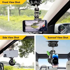 Wooden Office Car Phone Holder Never-Drop & Ultra-Stable Mount Car Accessories
