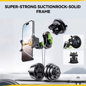 Wooden Office Car Phone Holder Never-Drop & Ultra-Stable Mount Car Accessories