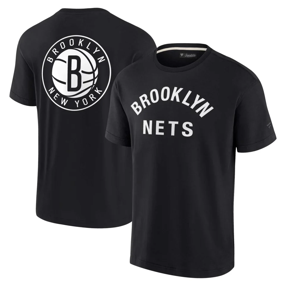 Top-Rated Unisex Fanatics Signature Black Brooklyn Nets Elements Super Soft Short Sleeve T-Shirt