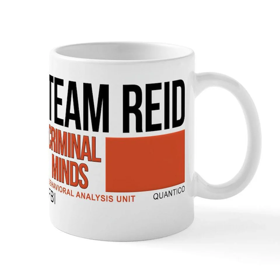 Ceramic Frosted CafePress - Team Reid Criminal Minds Mug - 11 oz Ceramic Mug - Novelty Coffee Tea Cup