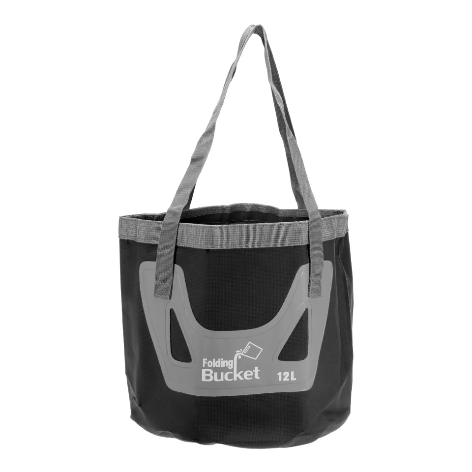 Best-Selling Top-Rated Uxcell 12L Collapsible Bucket, Portable Folding Water Storage Wash Basin, Black