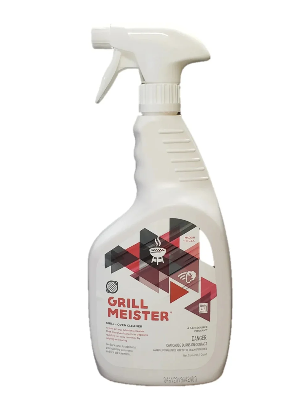 Cast Iron Thickened GrillMeister Degreaser & Cleaner For Grills, Oven, Barbeques & Grates, 1 Quart