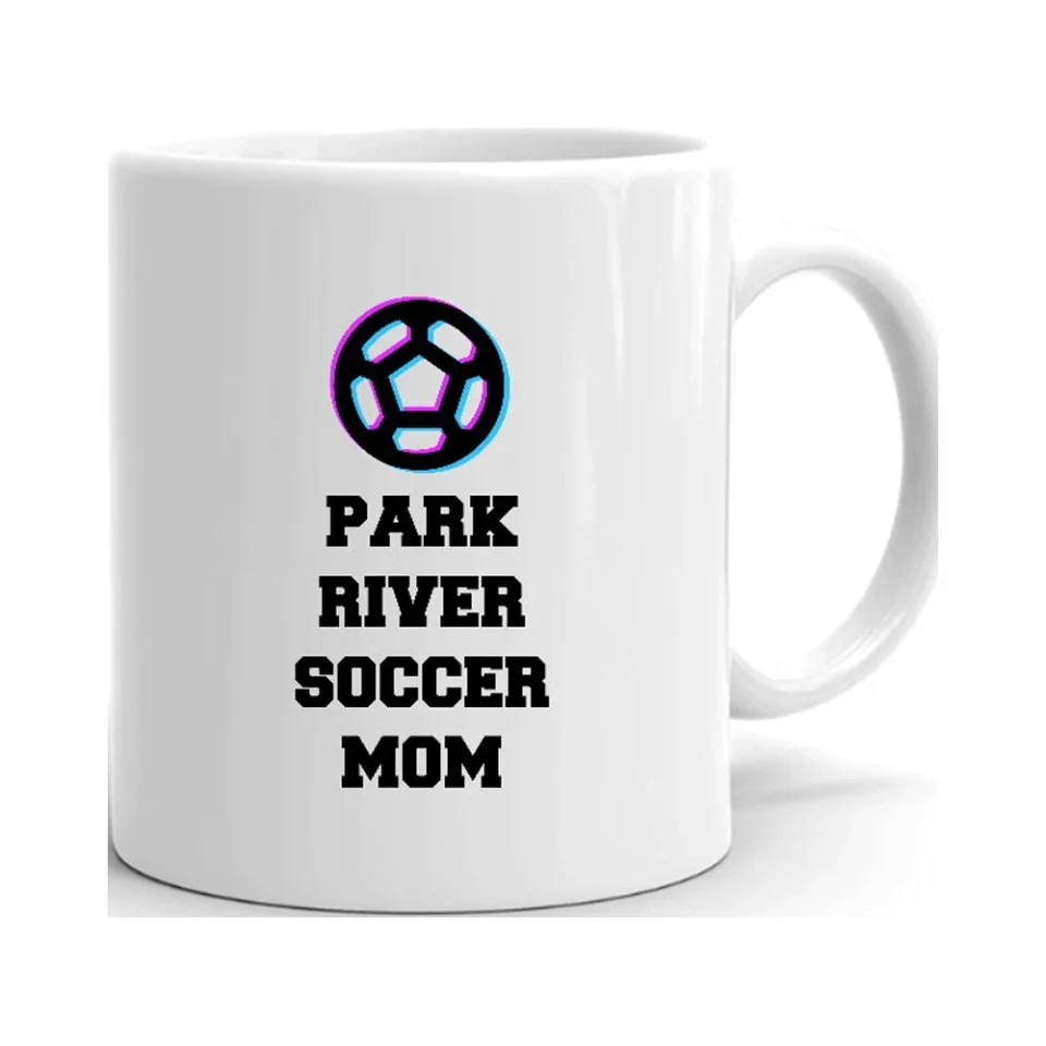 Outdoor Tri Icon Park River Soccer Mom Ceramic Dishwasher And Microwave Safe Mug By Undefined Gifts