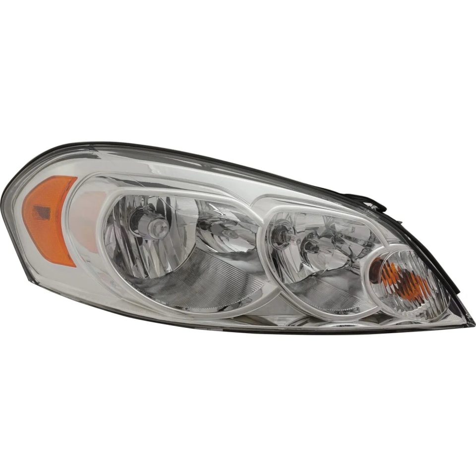 Frosted Headlight For 2006-2013 Chevrolet Impala 2006-2007 Monte Carlo Passenger w/ bulb